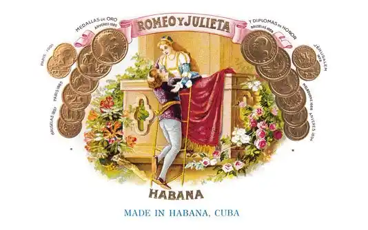 Logo der Zigarrenmarke Romeo y Julieta